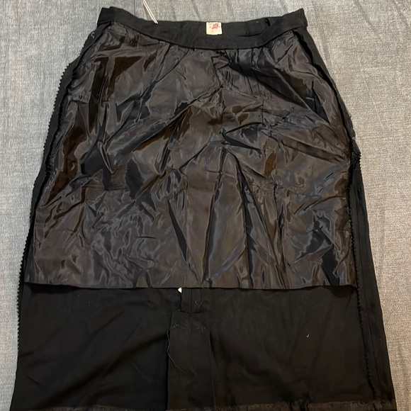 Vintage 1980s 100% wool pencil skirt handmade new with tags (23-129) - Picture 8 of 12